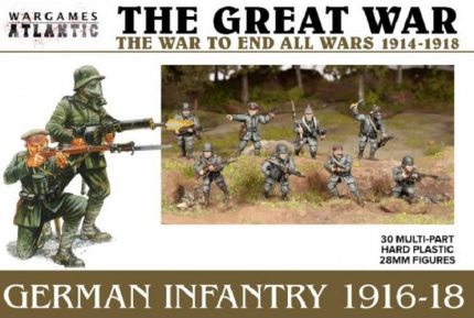 WARGAMES ATLANTIC WAAGW001 THE GREAT WAR GERMAN INFANTRY 1916-18