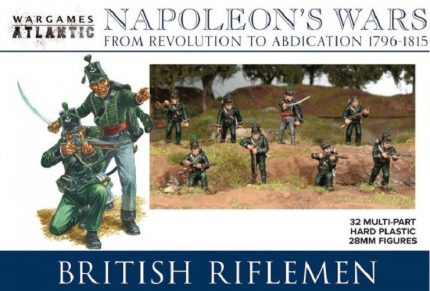 WARGAMES ATLANTIC WAANW02 NAPOLEON'S WARS BRITISH RIFLEMEN