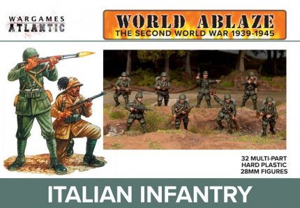 WARGAMES ATLANTIC WAAWA003 WORLD ABLAZE ITALIAN INFANTRY