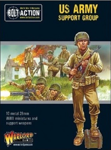WARLORD GAMES 402213004 BOLT ACTION US ARMY SUPPORT GROUP