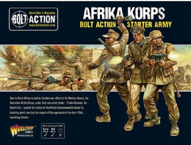 WARLORD GAMES 402612001 BOLT ACTION AFRIKA KORPS STARTER ARMY
