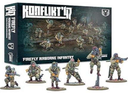 WARLORD GAMES 452010404 KONFLIKT'47 FIREFLY AIRBORNE INFANTRY