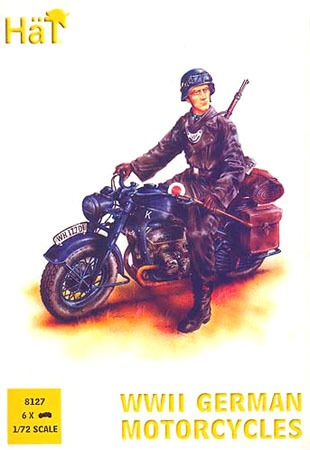 HAT 8127 WWII GERMAN MOTORCYCLE