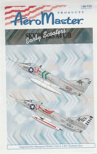 DECALCOMANIES AERO MASTER 48-733 EARLY SCOOTERS SKYHAWK