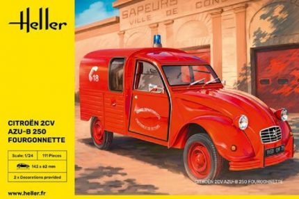 HELLER 82701 CITROEN 2CV AZU-B 250 FOURGONNETTE