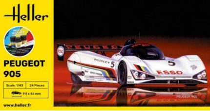 HELLER 56110 PEUGEOT 905 STARTER KIT