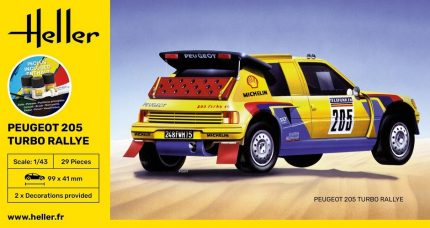 HELLER 56189 PEUGEOT 205 TURBO RALLYE