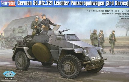 HOBBY BOSS 83812 GERMAN SD.KFZ.221 LEICHTER PANZERSPAHWAGEN 3RD SERIES