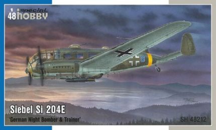 SPECIAL HOBBY SH48212 SIEBEL SI 204E GERMAN NIGHT BOMBER & TRAINER
