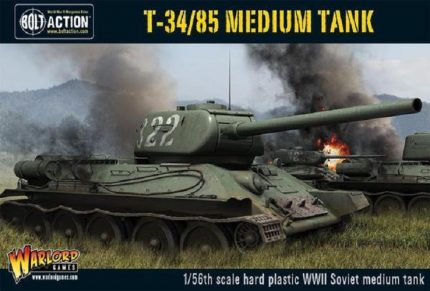 WARLORD GAMES 402014004 BOLT ACTION T-34/85 MEDIUM TANK