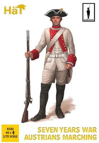 HAT 8322 SEVEN YEARS WAR AUSTRIANS MARCHING