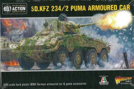ITALERI WARLORD GAMES 402012009 BOLT ACTION SD.KFZ 234/2 PUMA ARMOURED CAR