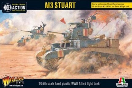 ITALERI WARLORD GAMES 402013002 BOLT ACTION M3 STUART