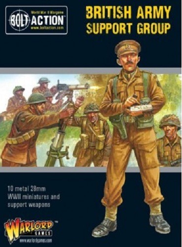 WARLORD GAMES 402211011 BOLT ACTION BRITISH ARMY SUPPORT GROUP