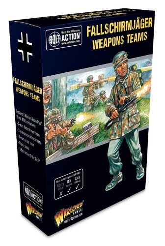 WARLORD GAMES 402212112 BOLT ACTION FALLSCHIRMJAGER WEAPONS TEAMS