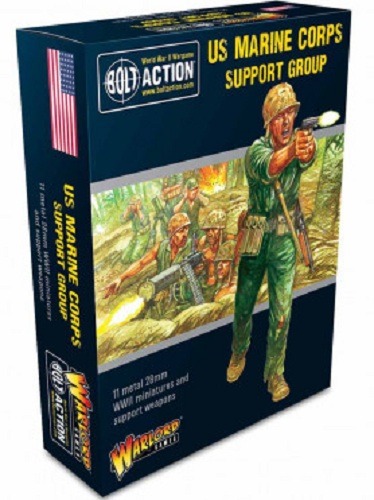 WARLORD GAMES 402213107 BOLT ACTION US MARINE CORPS SUPPORT GROUP