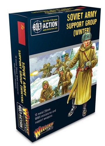 WARLORD GAMES 402214005 BOLT ACTION SOVIET SUPPORT GROUP WINTER