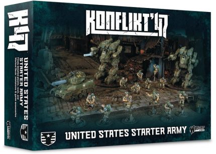 WARLORD GAMES 452010405 KONFLIKT'47 UNITED STATES STARTER ARMY