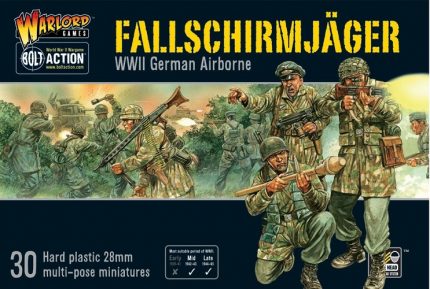 WARLORD GAMES WGB-FJ-02 BOLT ACTION FALLSCHIRMJAGER WWII GERMAN AIRBORNE