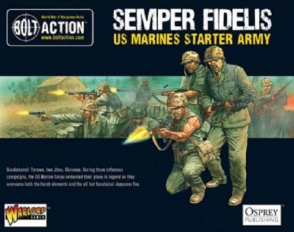 WARLORD GAMES WGB-START-10 BOLT ACTION SEMPER FIDELIS US MARINES STARTER ARMY