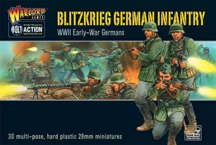 WARLORD GAMES 402012012 BOLT ACTION BLITZKRIEG GERMAN INFANTRY WWII EARLY WAR GERMANS