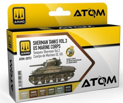 AMMO BY MIG JIMENEZ ATOM-20751 SHERMAN TANKS VOL.3 US MARINE CORPS
