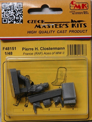 CMK F48151 PIERRE H CLOSTERMANN FRANCE RAF ACES OF WWII