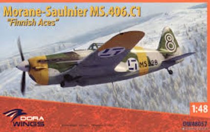 DORA WINGS DW48057 MORANE-SAULNIER MS.406.C1 FINISH ACES