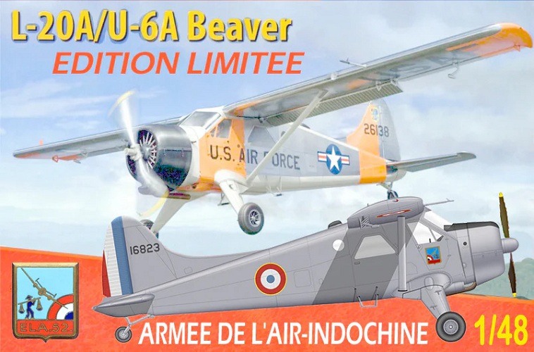 DORA WINGS DW48059 L-20A/U-6A BEAVER KIT AMELIORATION ARMEE DE L’AIR INDOCHINE