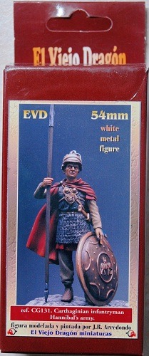 EL VIEJO DRAGON CG131 CARTHAGINIAN INFANTRYMAN HANNIBAL'S ARMY