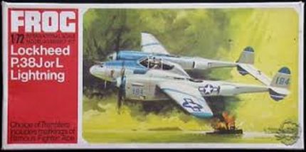 FROG F186 LOCKHEED P.38J OR L LIGHTNING