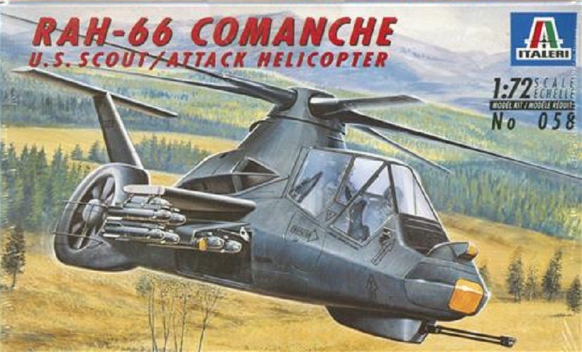 ITALERI 058 RAH-66 COMMANCHE U.S. SCOUT / ATTACK HELICOPTER