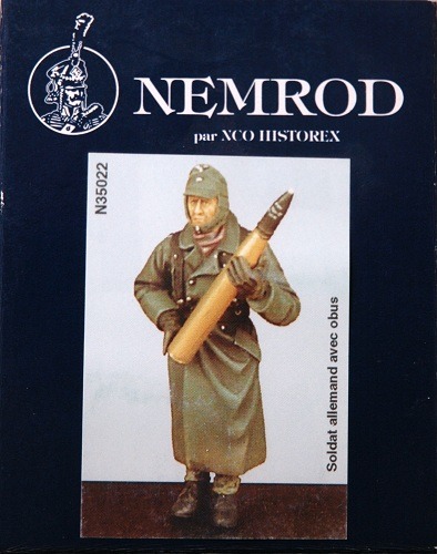 NEMROD N35022 SOLDAT ALLEMAND AVEC OBUS