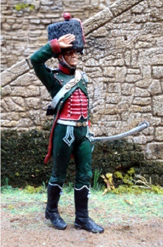 NEMROD N54127 SOUS LIEUTENANT 12 EME CHASSEUR WAGRAM 1809