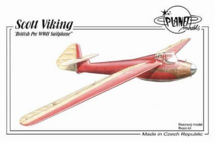 PLANET MODELS 191 SCOT VIKING BRITISH PRE WWII SAILPLANE