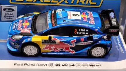 SCALEXTRIC C4501 FORD PUMA RALLY 1 TANAK / JAVEOJA 2023 MONTE CARLO