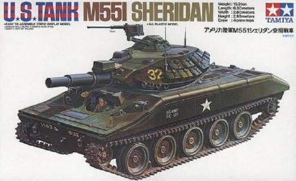 TAMIYA 89541 US TANK M551 SHERIDAN