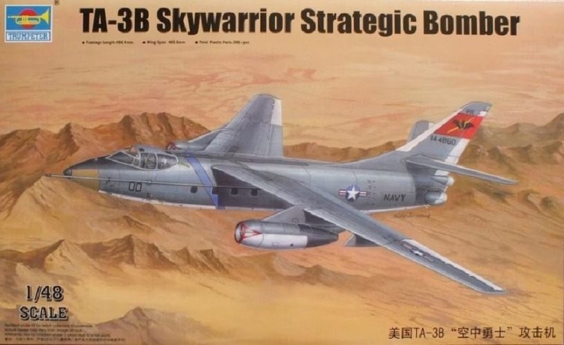 TRUMPETER 02870 TA-3B SKYWARRIOR STRATEGIC BOMBER