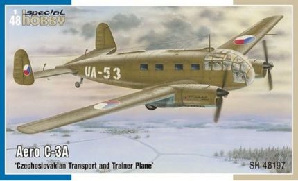 SPECIAL HOBBY SH481977 AERO C-3A CZECHOSLOVAK TRANSPORT AND TRAINER PLANE