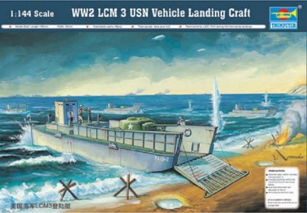 TRUMPETER 00102 WW2 LCM 3 USN LANDING CRAFT