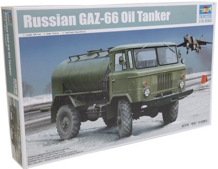 TRUMPETER 01018 RUSSIAN GAZ-66 OIL TANKER