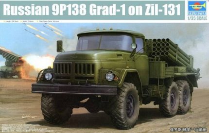 TRUMPETER 01032 RUSSIAN 9P138 GRAD-1 ON ZIL-131