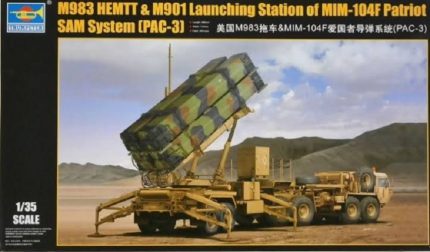 TRUMPETER 01037 M983 HEMTT & M901 LAUCHING STATION OF MIM-104F PATRIOT SAM SYSTEM PAC-3