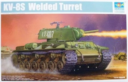TRUMPETER 01568 KV-8S WELDED TURRET