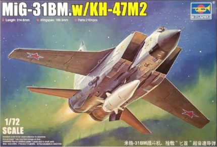 TRUMPETER 01697 MIG-31BM.W/KH-47M2