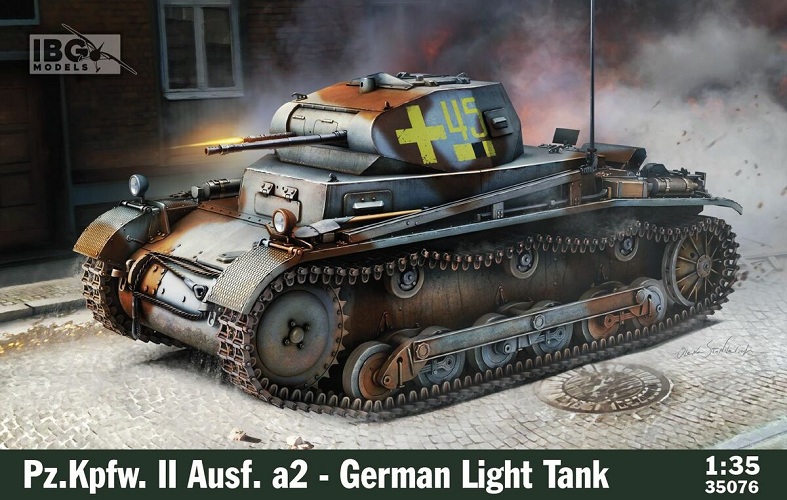 IBG MODELS 35076 PZ.KPFW. II AUSF. A2 - GERMAN LIGHT TANK