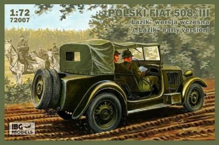 IBG MODELS 72007 POLSKI FIAT 508/III LAZIK WERSJA WCZESNA LAZIK EARLY VERSION