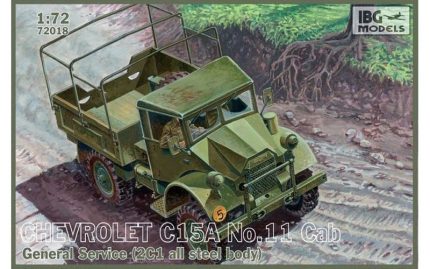IBG MODELS 72018 CHEVROLET C15A NO.11 CAB GENERAL SERVICE 2C1 ALL STEEL BODY