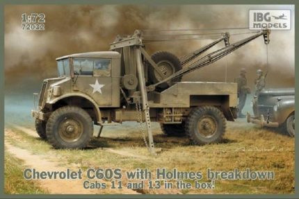 IBG MODELS 72032 CHEVROLET C60S WITH HLMES BREAKDOWN CABS 11 AND 13 IN THE BOX