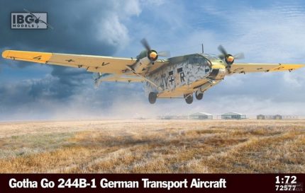 IBG MODELS 72577 GOTHA GO 244B-1 GERMAN TRANSPORT AIRCRAFT
